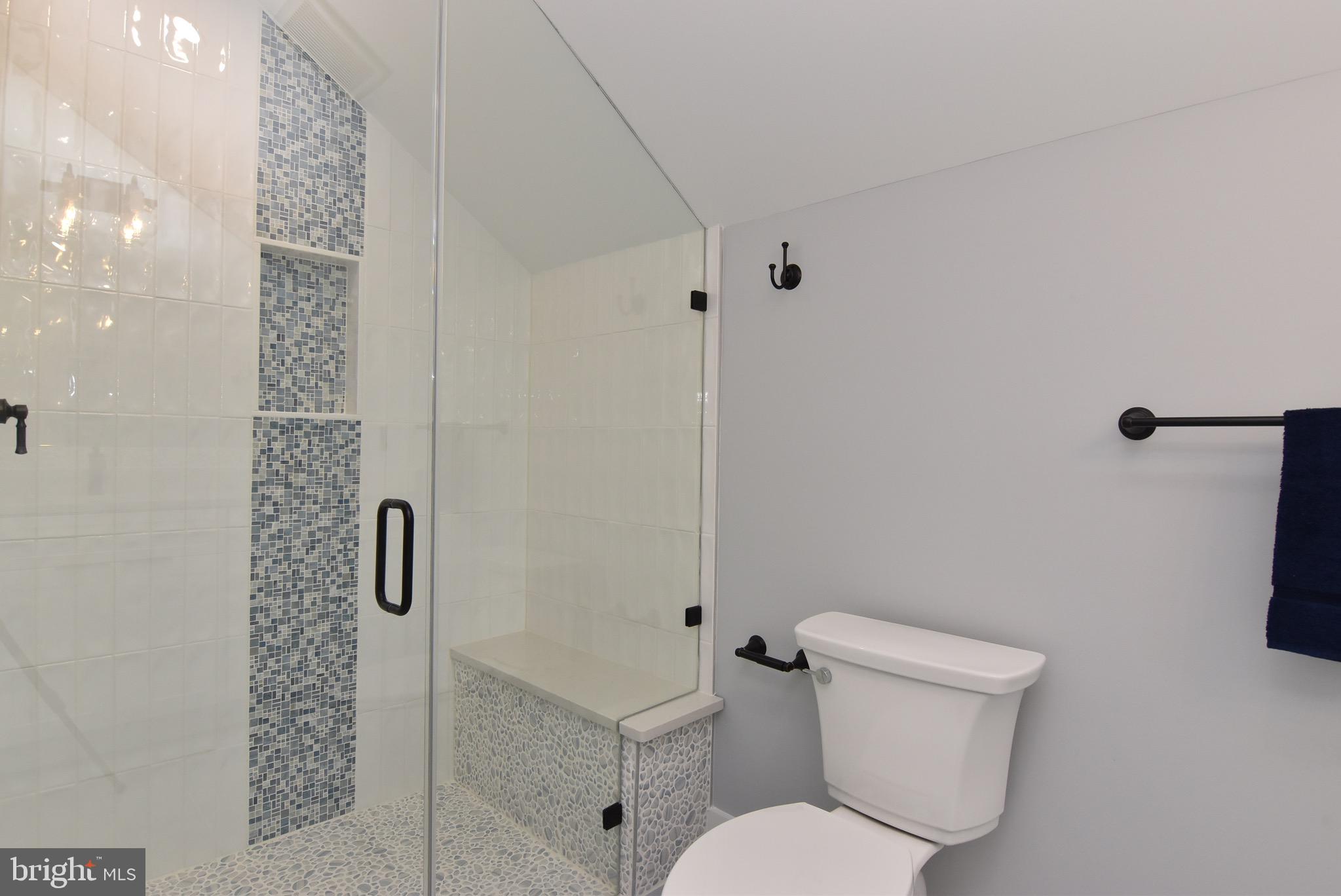 3 Laurel Street Rehoboth Beach, DE 19971 - Photo 39 of 47 a white toilet sitting next to a shower