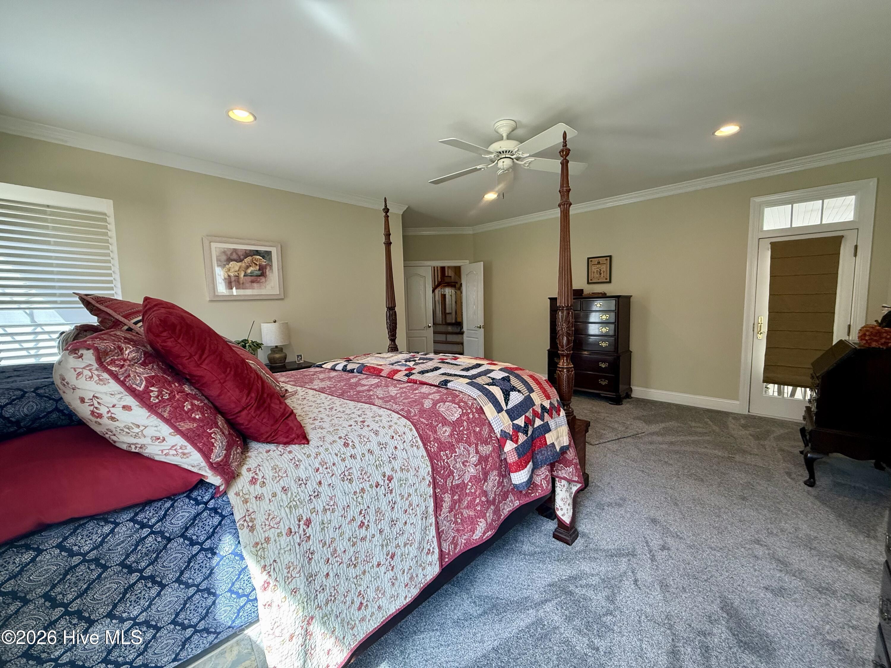1285 Bear Grass Road Williamston, NC 27892 - Photo 78 of 130 Primary Bedroom W/ porch access