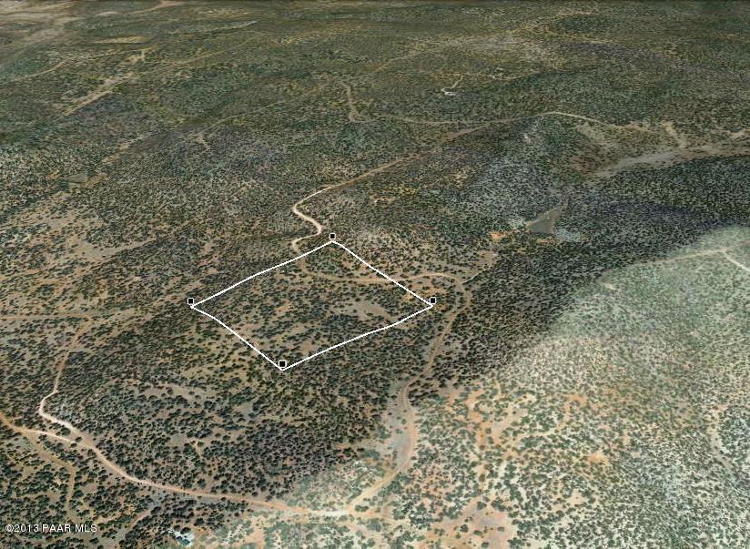 58 Shadow Rock Ranch Seligman, AZ 86337 - Photo 9 of 13 Outline of Lot 58 from Google Earth
