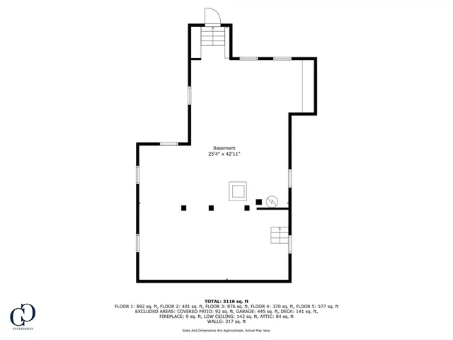 a picture of a room with a white wall and a picture