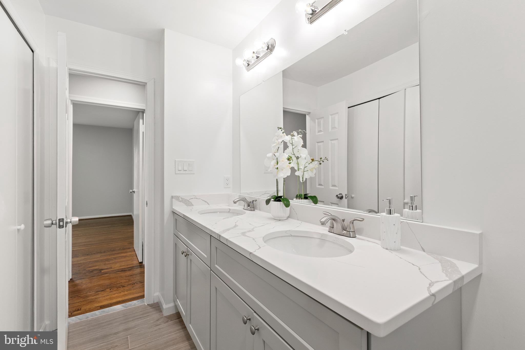 8210 Marcy Avenue Springfield, VA 22152 - Photo 26 of 52 Hall Bath with double sinks