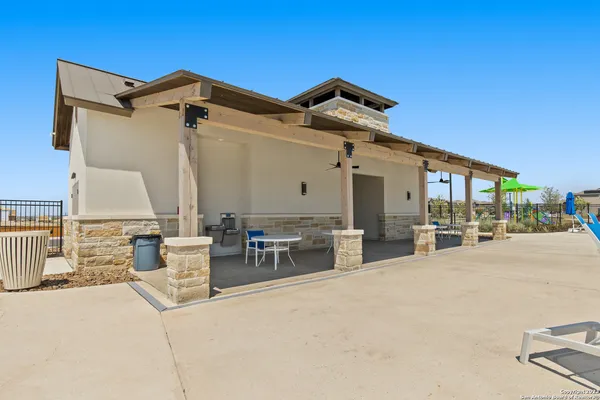 a view of outdoor space with seating