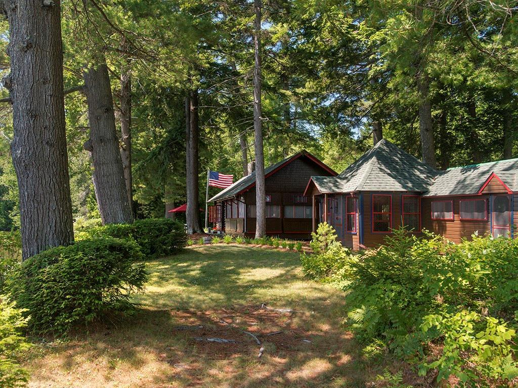 120 Marsh Lane Rome, ME 04963 - Photo 4 of 35 The Main Cabin and Dining/Kitchen Cabin.