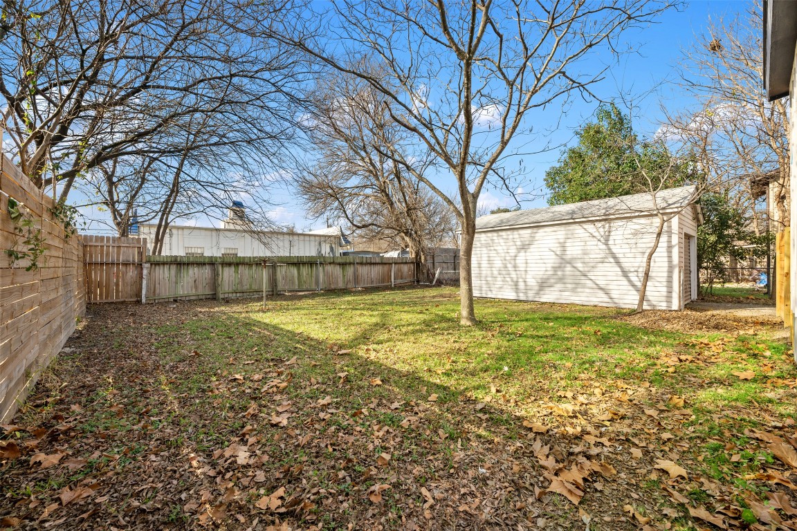 1403 Palo Duro Road Austin, TX 78757 - Photo 32 of 34 a view of backyard with green space