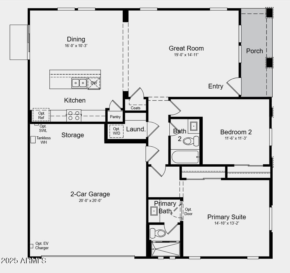 10046 West Piccadilly Road Avondale, AZ 85392 - Photo 10 of 10 Floor Plan