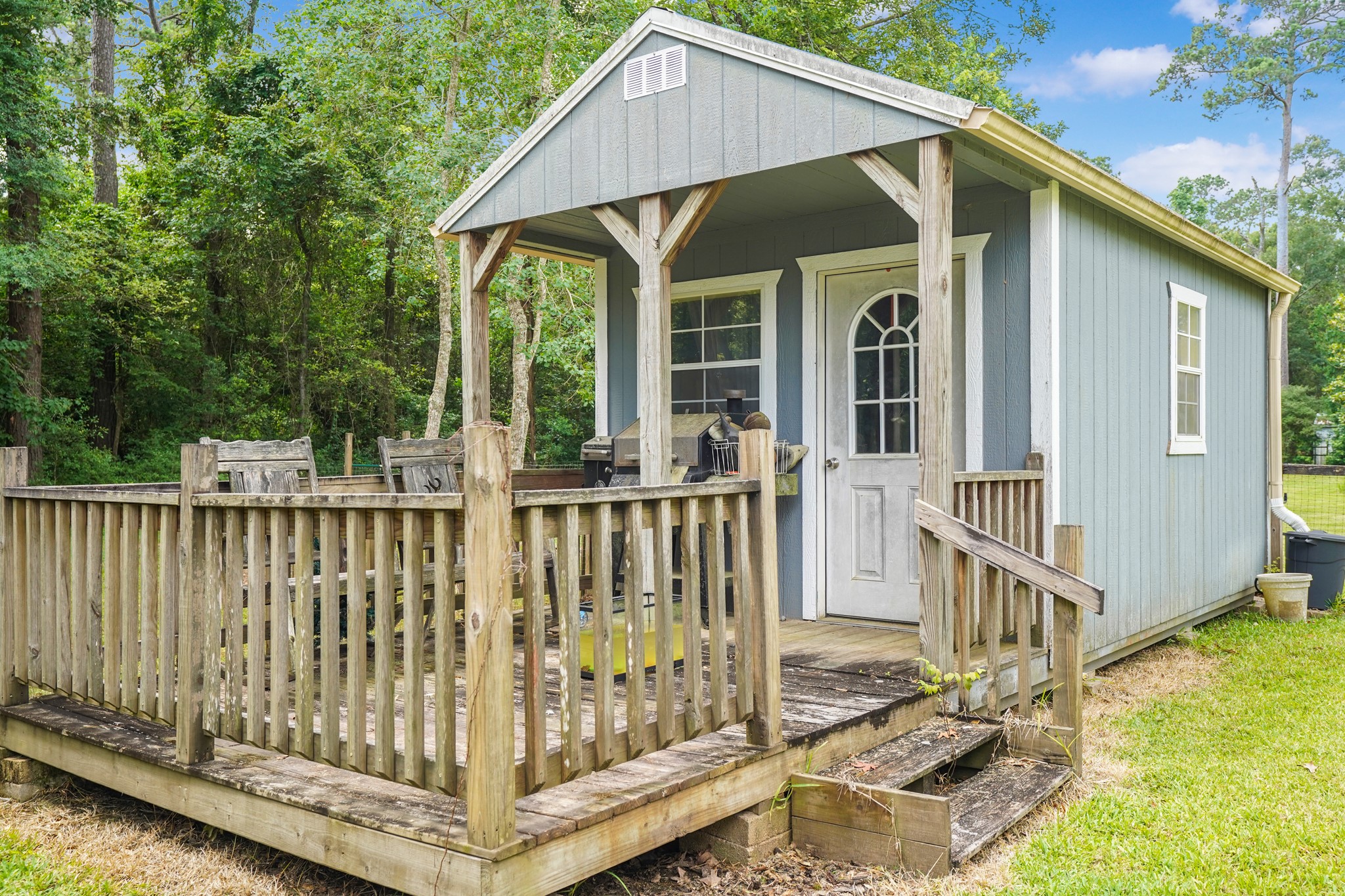 1003 Cherry Creek Road Dayton, TX 77535 - Photo 11 of 45 Quaint storage shed with porch.