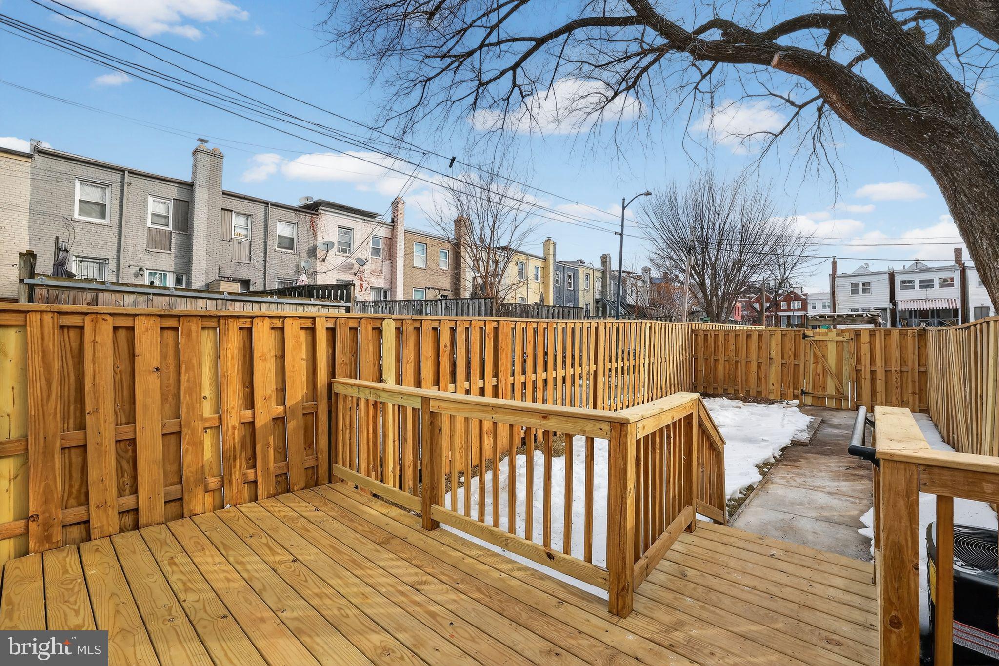 777 18th Street Northeast Washington, DC 20002 - Photo 20 of 22 a view of a wooden deck with a patio