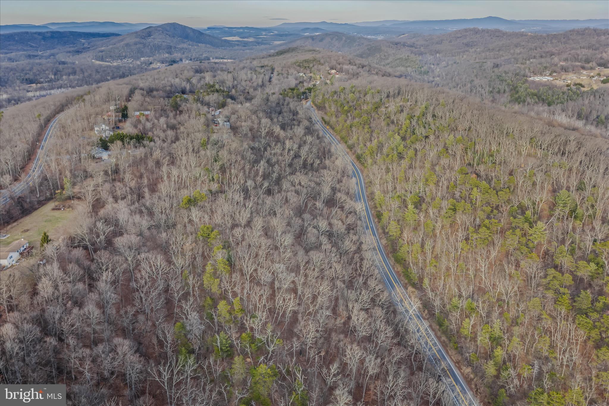 Quaint Acres Lane Berkeley Springs, WV 25411 - Photo 27 of 61 a aerial view of a house with a mountain