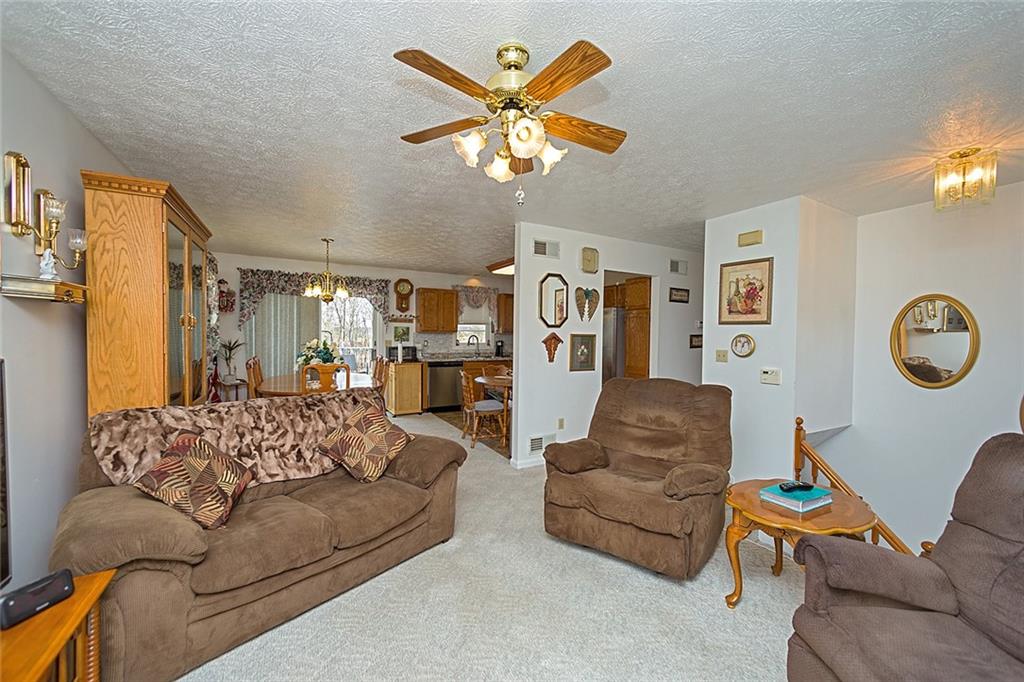 100 Bethel Church Road Dawson, PA 15428 - Photo 4 of 25 Living Room open to Dining room
