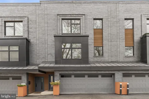 a front view of a building