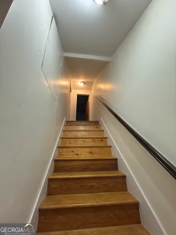 a view of a city with lots of trees