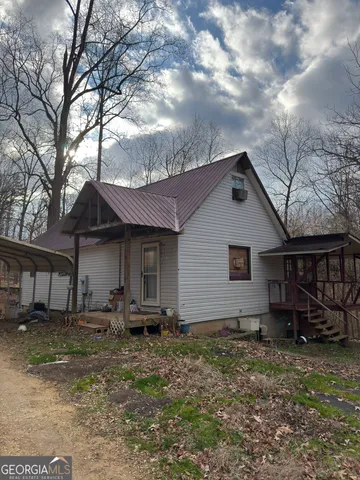 a view of a house with stairs