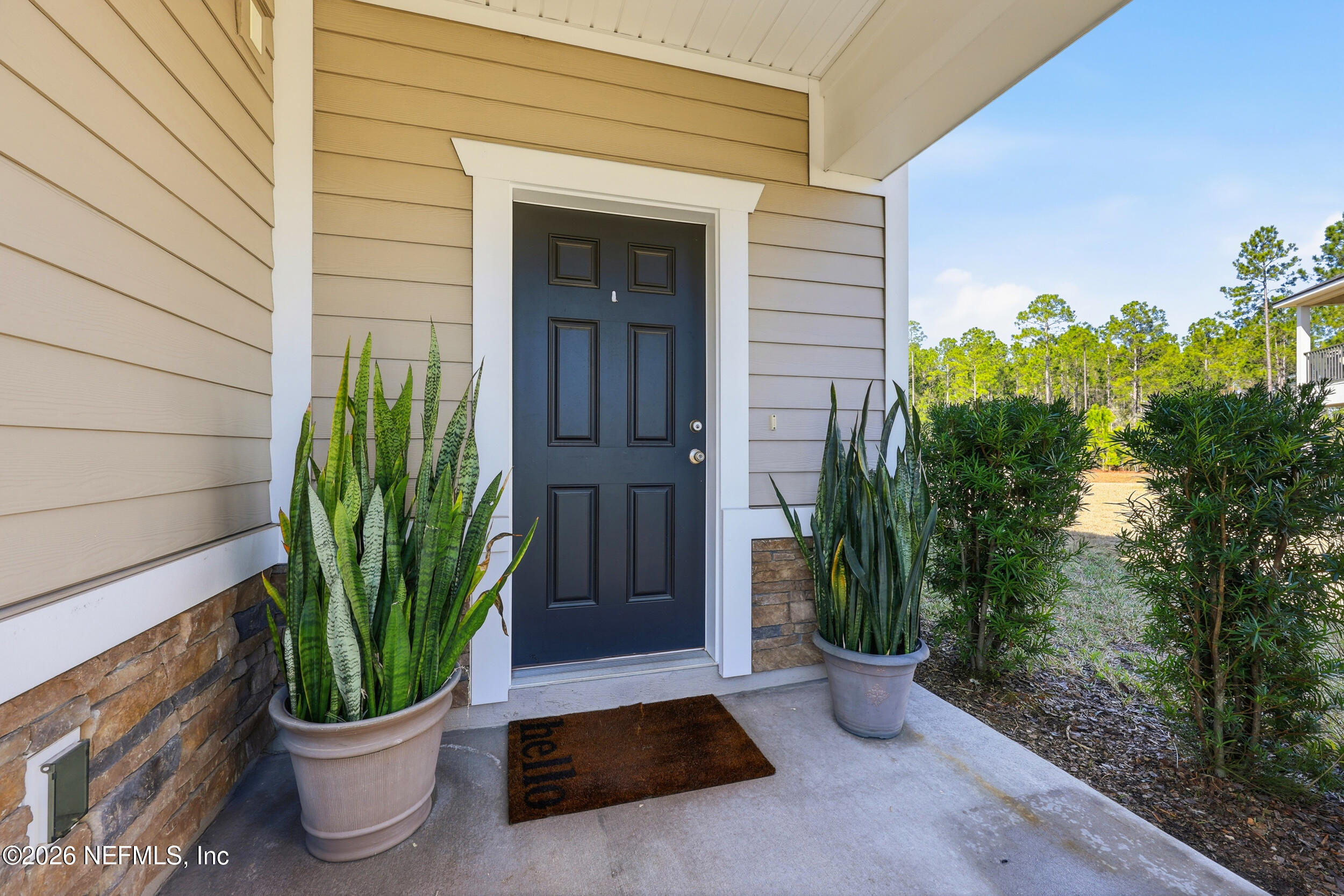 95 Strobe Court St. Augustine, FL 32095 - Photo 4 of 71 a view of a potted plants in front of door