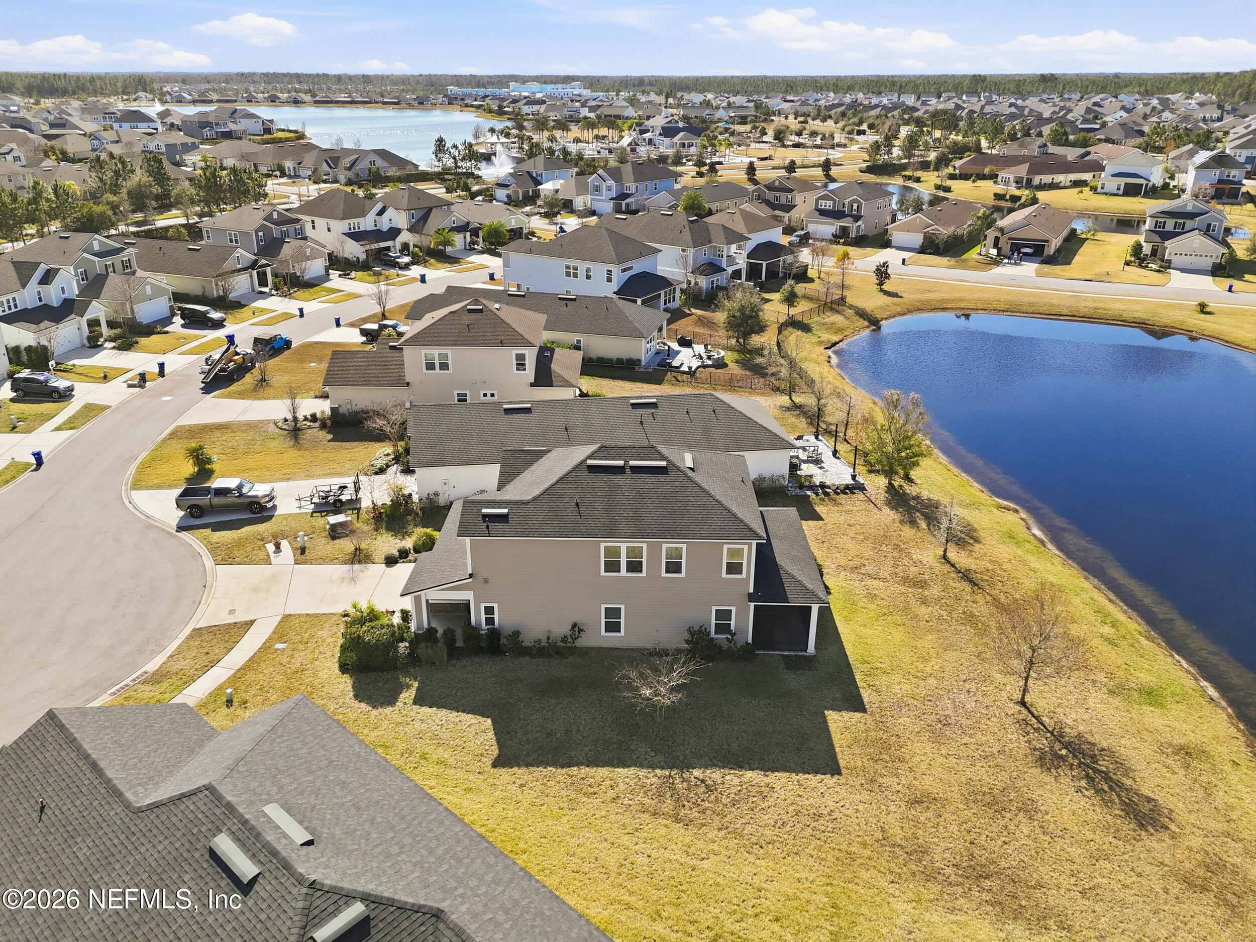 95 Strobe Court St. Augustine, FL 32095 - Photo 49 of 71 an aerial view of a house with a swimming pool