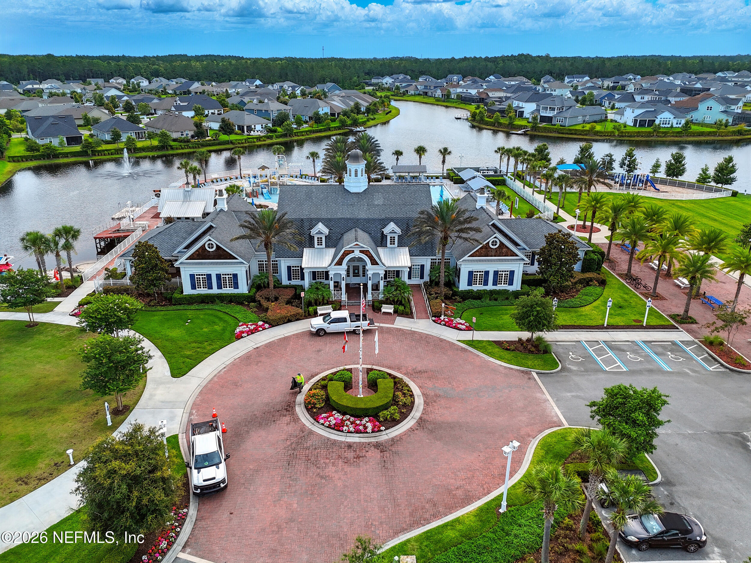 95 Strobe Court St. Augustine, FL 32095 - Photo 67 of 71 an aerial view of a house with garden space lake view and mountain view