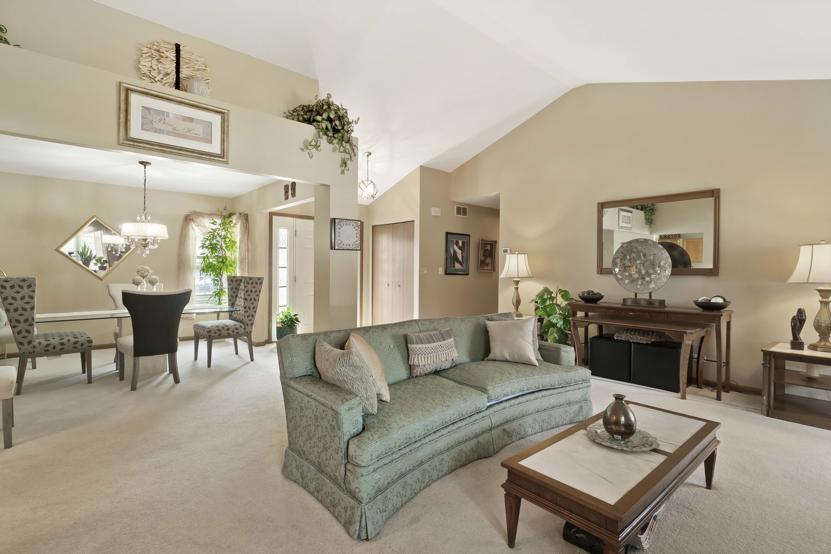 374 Fox Bend Circle Bolingbrook, IL 60440 - Photo 12 of 32 a living room with furniture and a fireplace