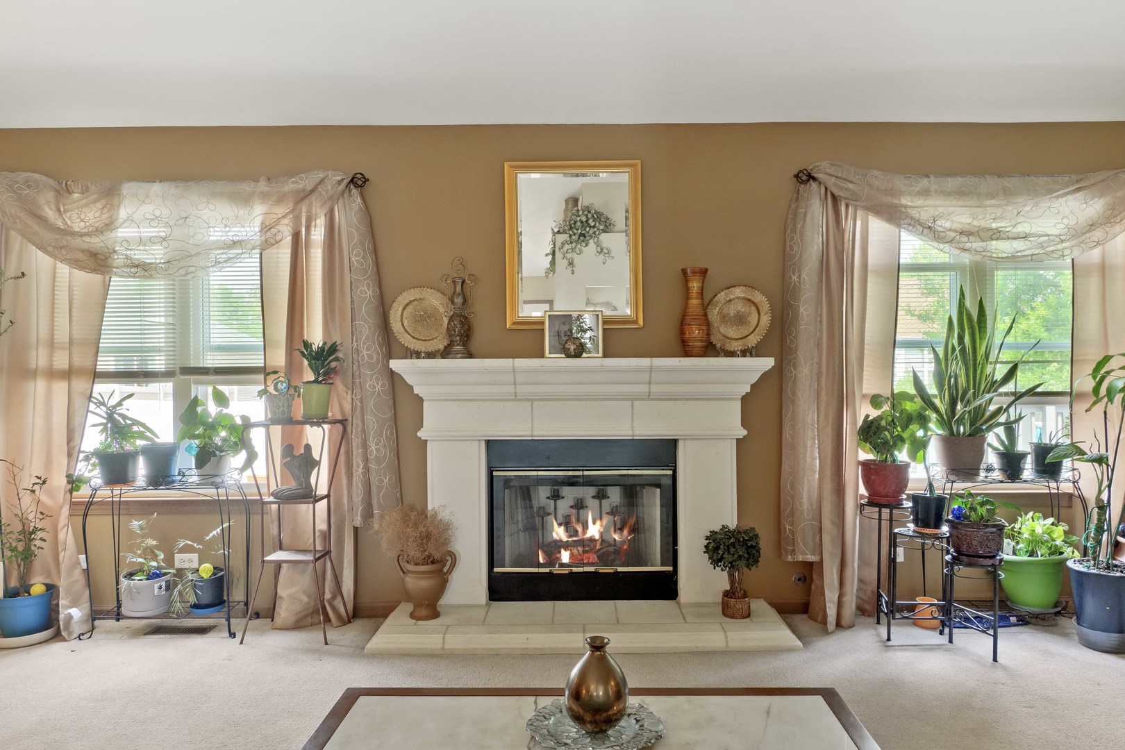 374 Fox Bend Circle Bolingbrook, IL 60440 - Photo 10 of 32 a living room with furniture and a fireplace
