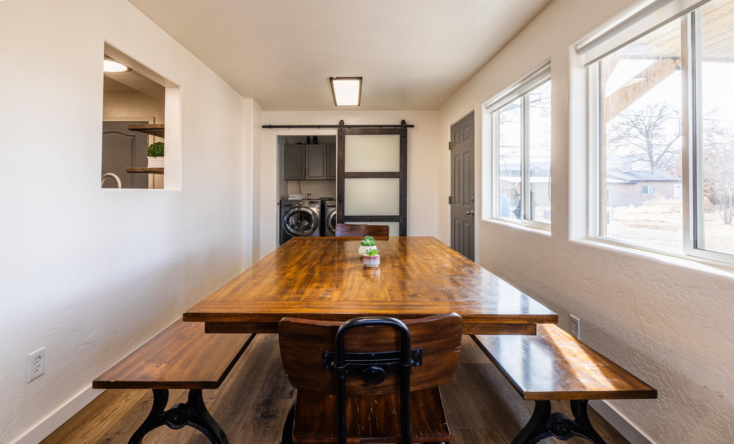 137 North Willow Street Fruita, CO 81521 - Photo 7 of 27 a view of a dining room with furniture window and wooden floor