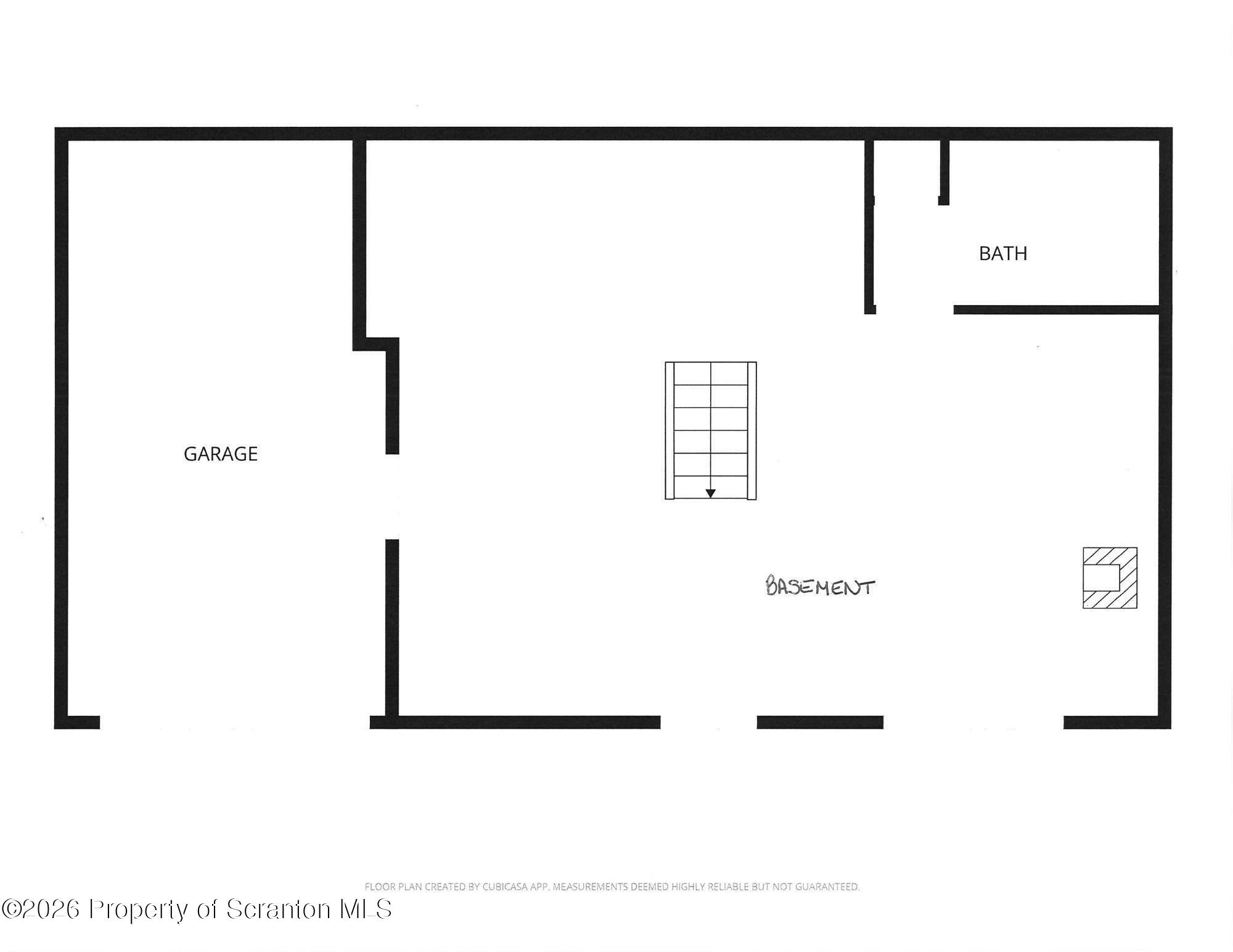 19 Sand Plant Road Tunkhannock, PA 18657 - Photo 39 of 39 Basement/Garage Floor Plan