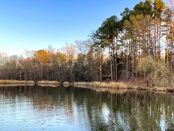 a view of lake with mountain