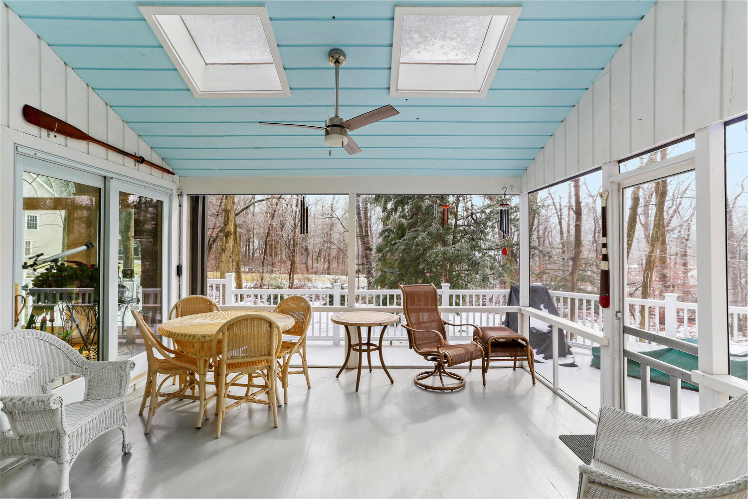 215 Marvin Ridge Road New Canaan, CT 06840 - Photo 15 of 31 a dining room with furniture water view and a large window