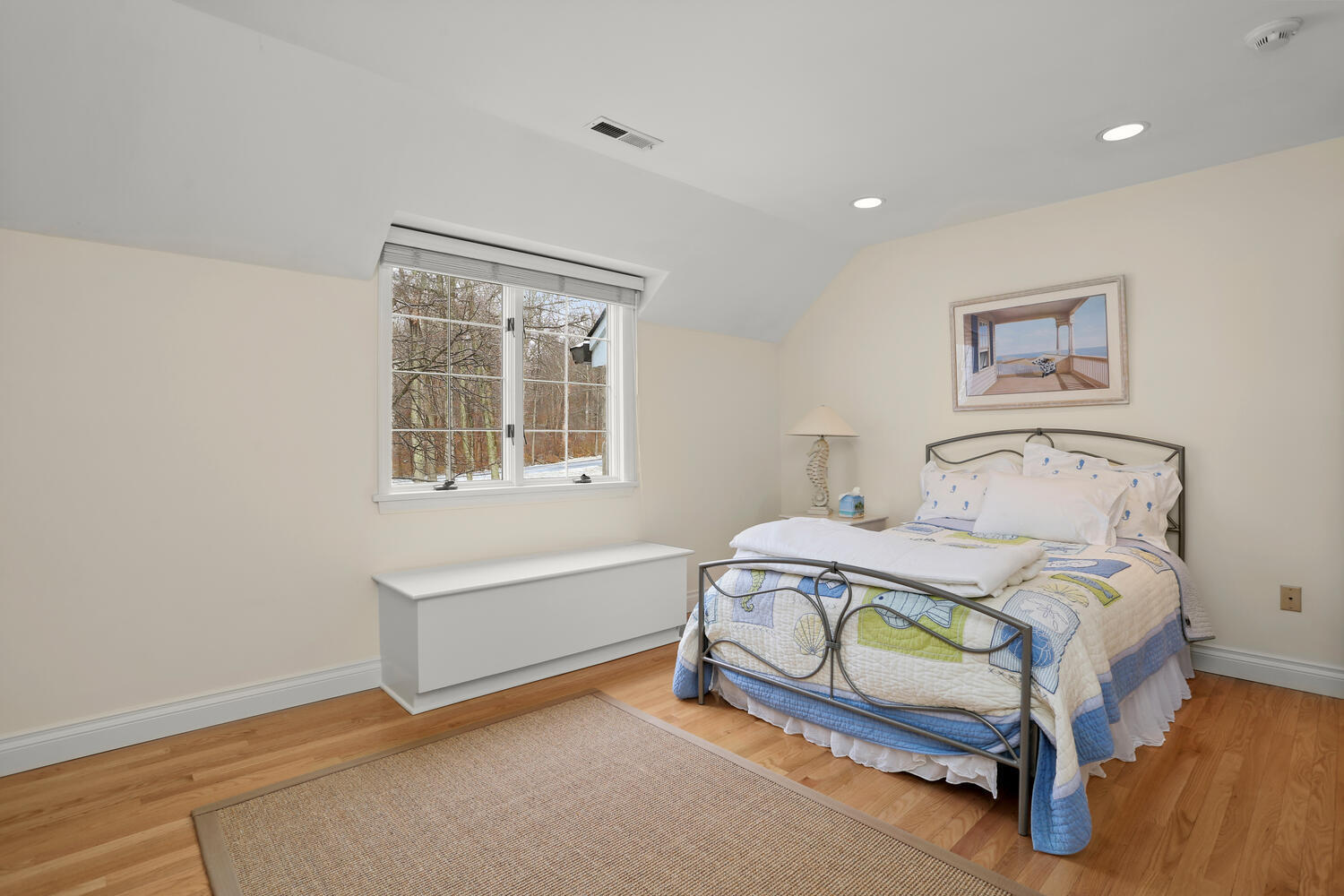 215 Marvin Ridge Road New Canaan, CT 06840 - Photo 25 of 31 a bedroom with a bed and a window