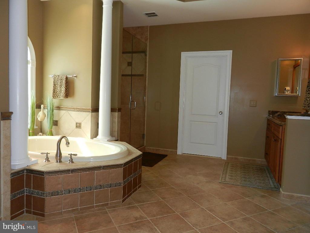 22526 Evergreen Mills Road Ashburn, VA 20148 - Photo 19 of 30 a bathroom with a sink and a tub