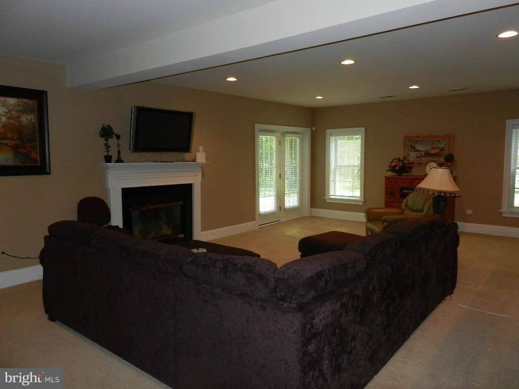 22526 Evergreen Mills Road Ashburn, VA 20148 - Photo 21 of 30 a living room with furniture and a fireplace