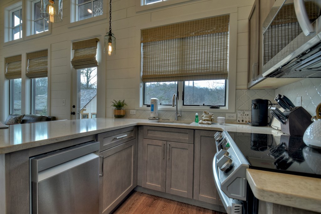 Hc9 Old Toccoa Loop Mineral Bluff, GA 30559 - Photo 20 of 41 a kitchen with a sink cabinets and window