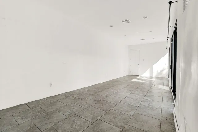 a view of a room with an empty room
