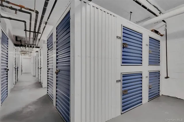 a view of hallway with stairs