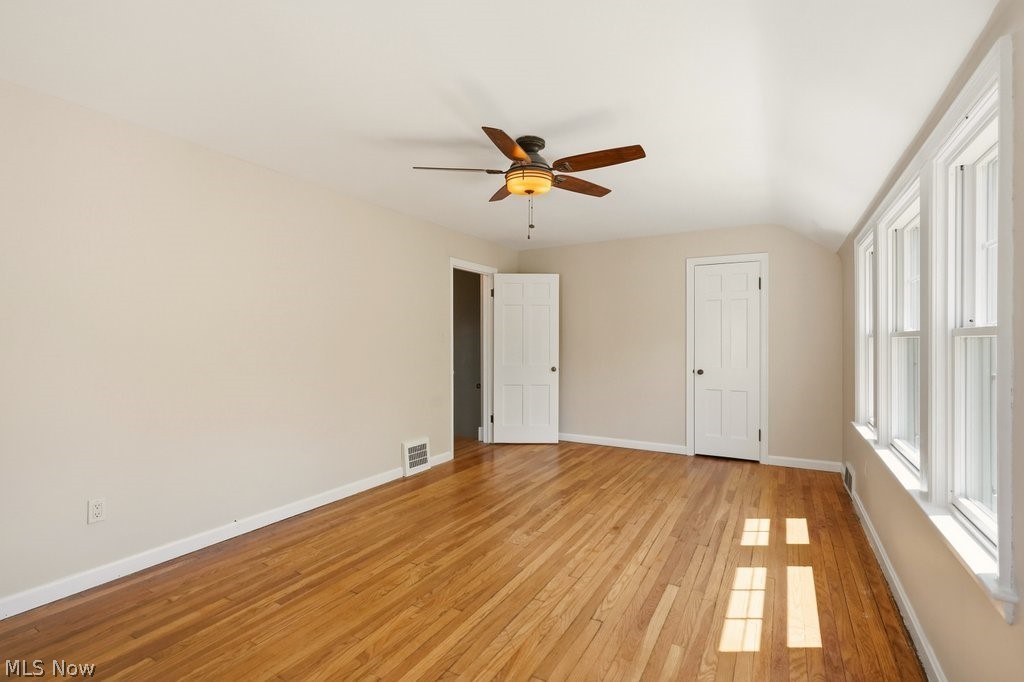 1379 Winston Road South Euclid, OH 44121 - Photo 18 of 30 Large bedroom with original hardwood floors.