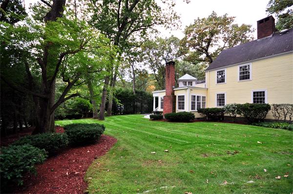 7 Monroe Road Wellesley, MA 02481 - Photo 3 of 22 a view of a house with backyard