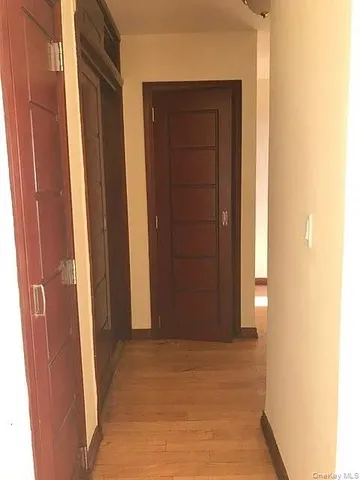 a close view of closet