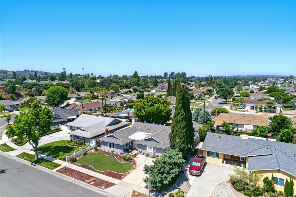3101 Maple Avenue Fullerton, CA 92835 - Photo 41 of 46 an aerial view of residential house with outdoor space