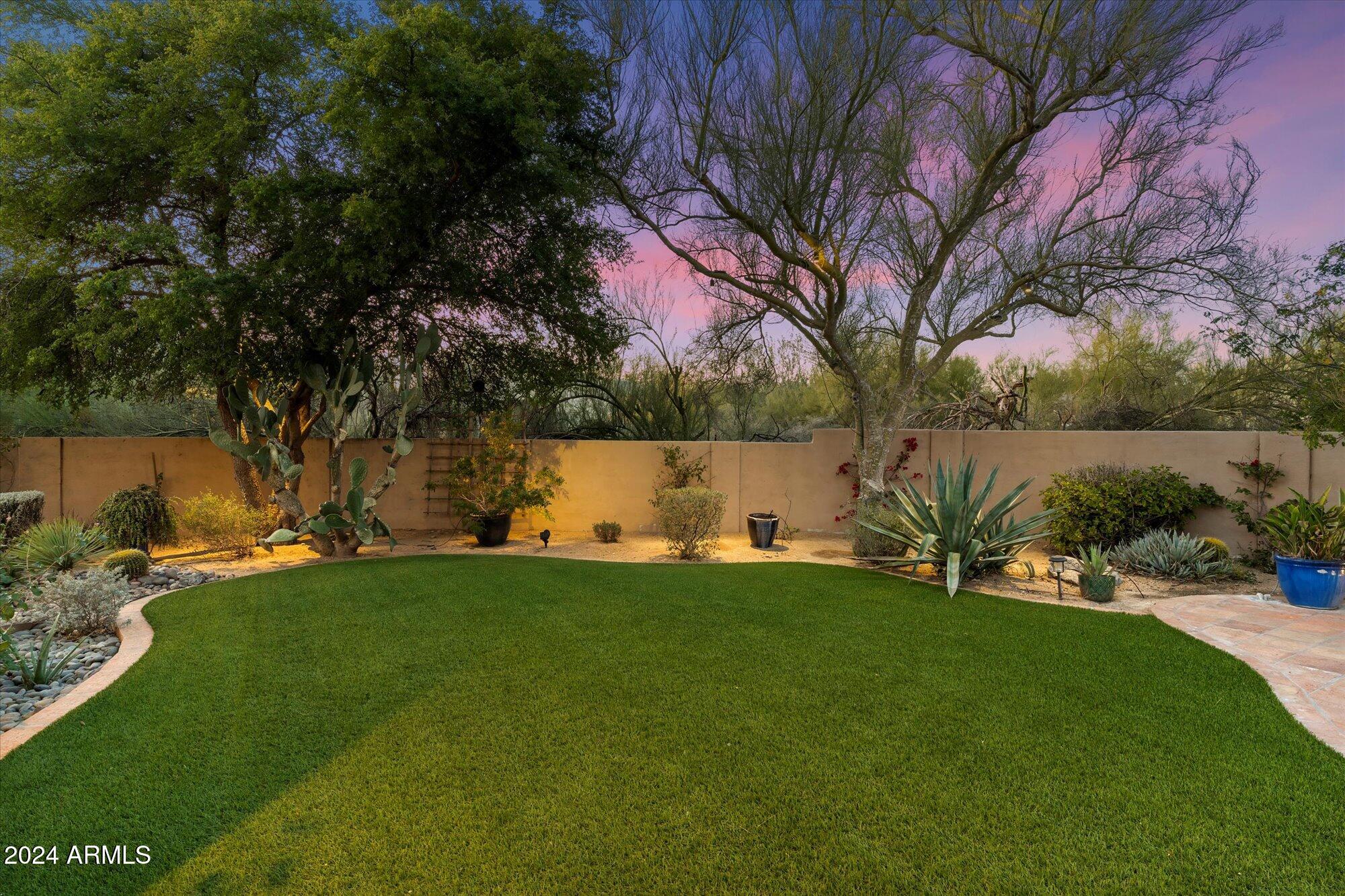 25255 North Ranch Gate Road Scottsdale, AZ 85255 - Photo 62 of 68 a view of backyard with green space
