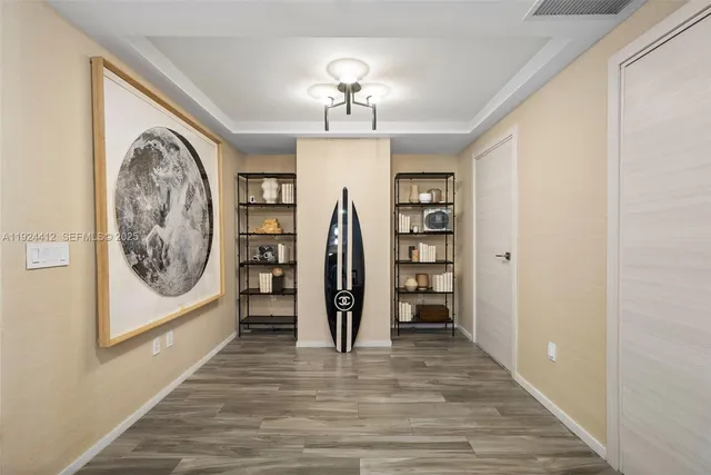 a swimming pool with outdoor seating and yard