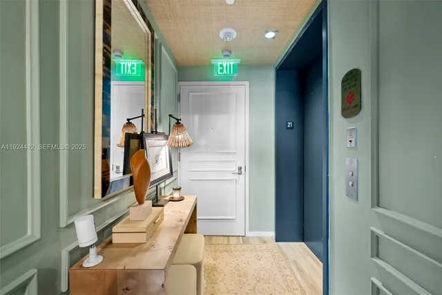 a view of a patio with couches and potted plants