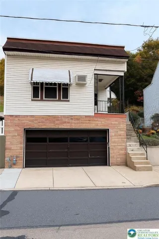 a view of a car garage