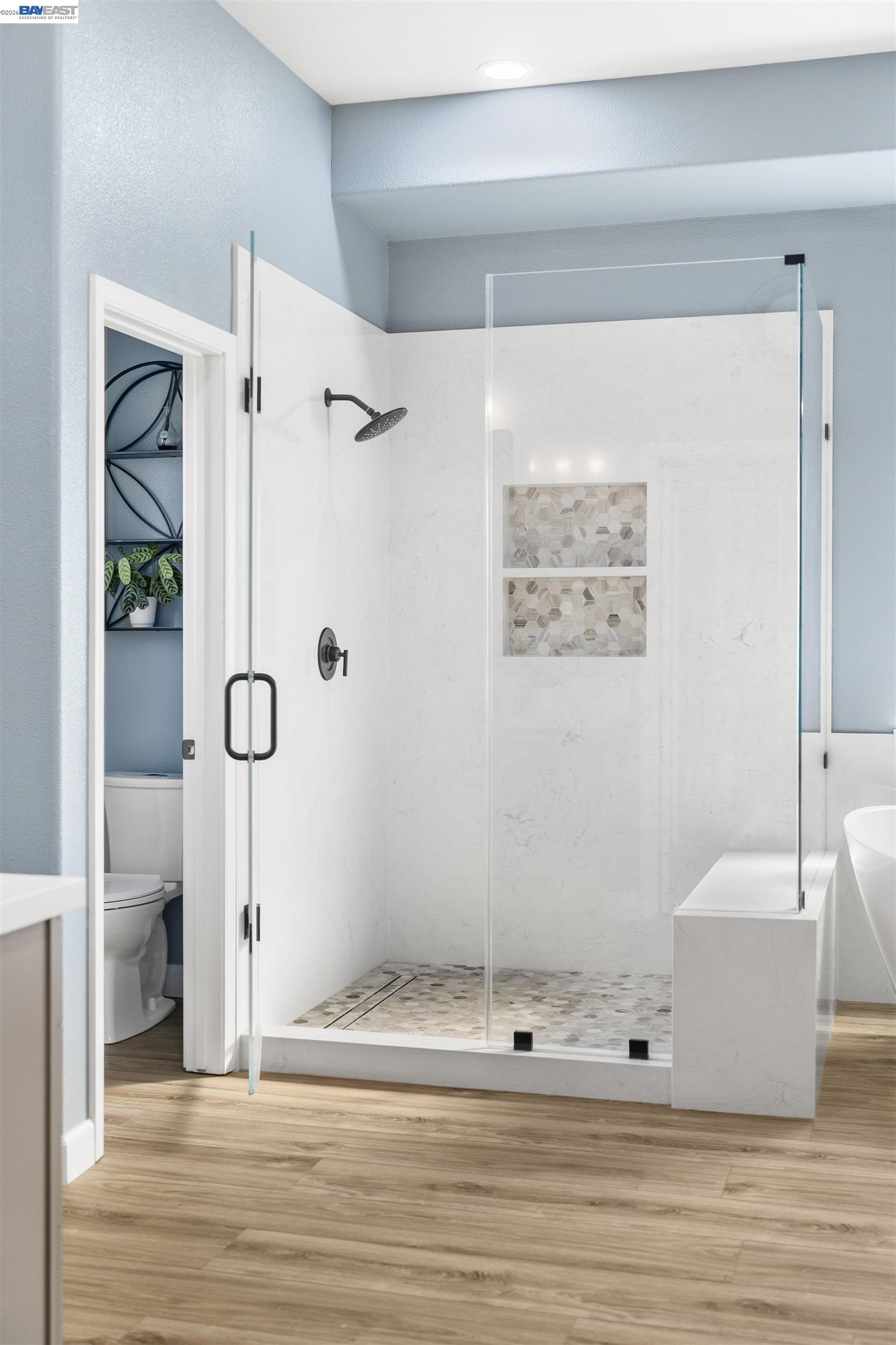 1635 Embassy Circle Livermore, CA 94550 - Photo 22 of 60 a bathroom with a bathtub and a shower