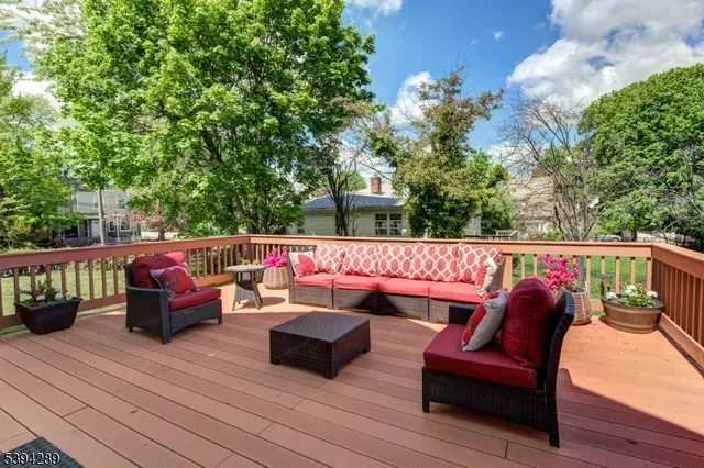 a outdoor view with a sitting space