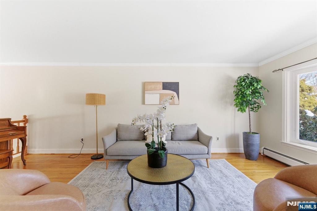 3 Rutgers Court Roseland, NJ 07068 - Photo 14 of 29 a living room with furniture and a potted plant