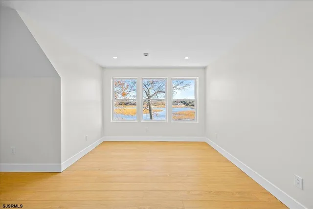 a view of a lake with outdoor space