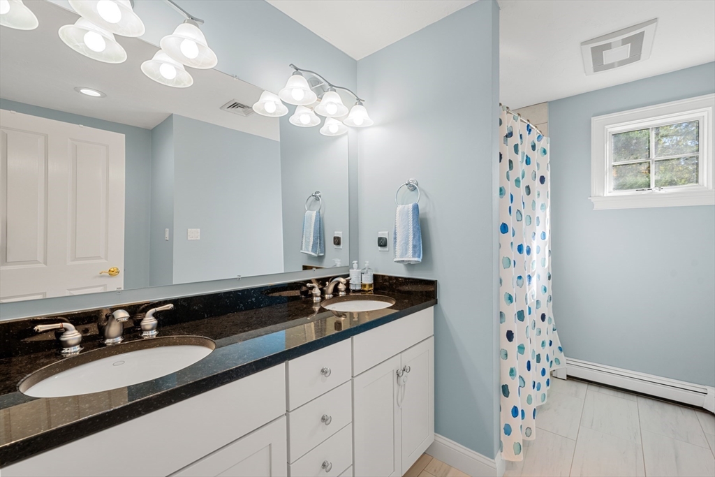 120 Deerfield Lane Hanover, MA 02339 - Photo 34 of 42 a bathroom with a sink and a mirror