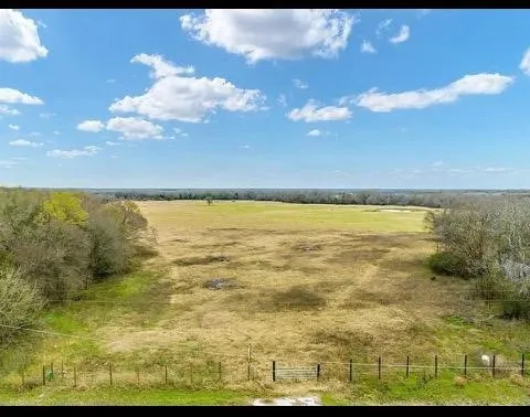 a view of beach and green space