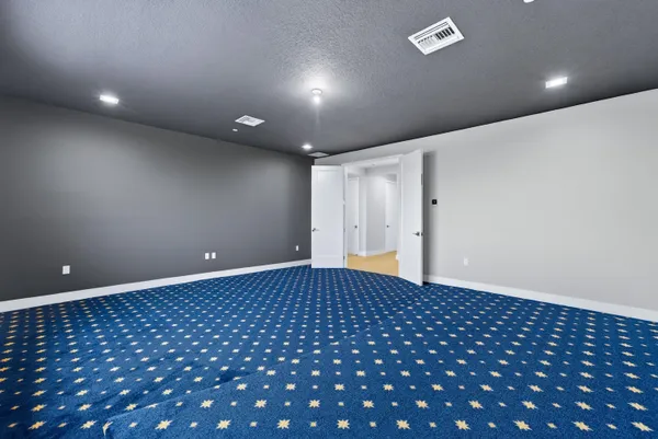 view of front door of house with yard