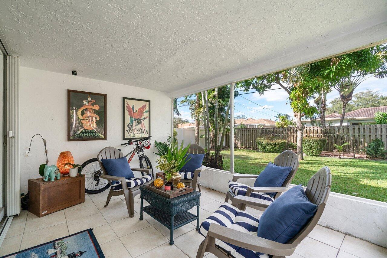 1069 West Camino Real Boca Raton, FL 33486 - Photo 18 of 21 Enclosed Patio