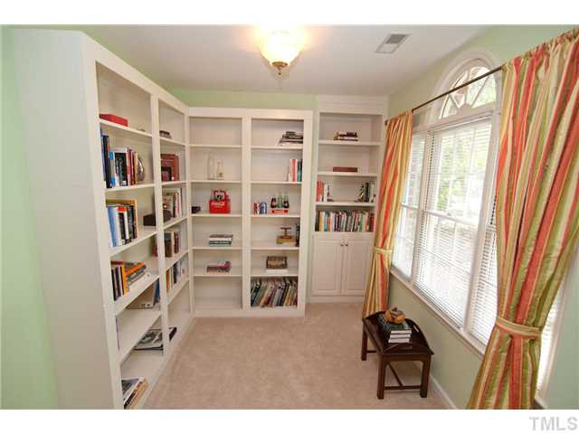 12400 Glenlivet Way Raleigh, NC 27613 - Photo 15 of 24 Sitting Area - part of the Master Bedroom Suite. Notice the built-in bookshelves. What a place ot read, relax and unwind. Other