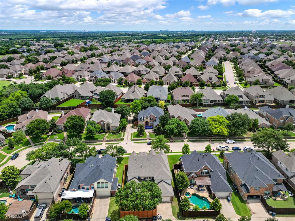 2012 Burnside Drive Allen, TX 75013 - Photo 4 of 40 an aerial view of residential houses with outdoor space