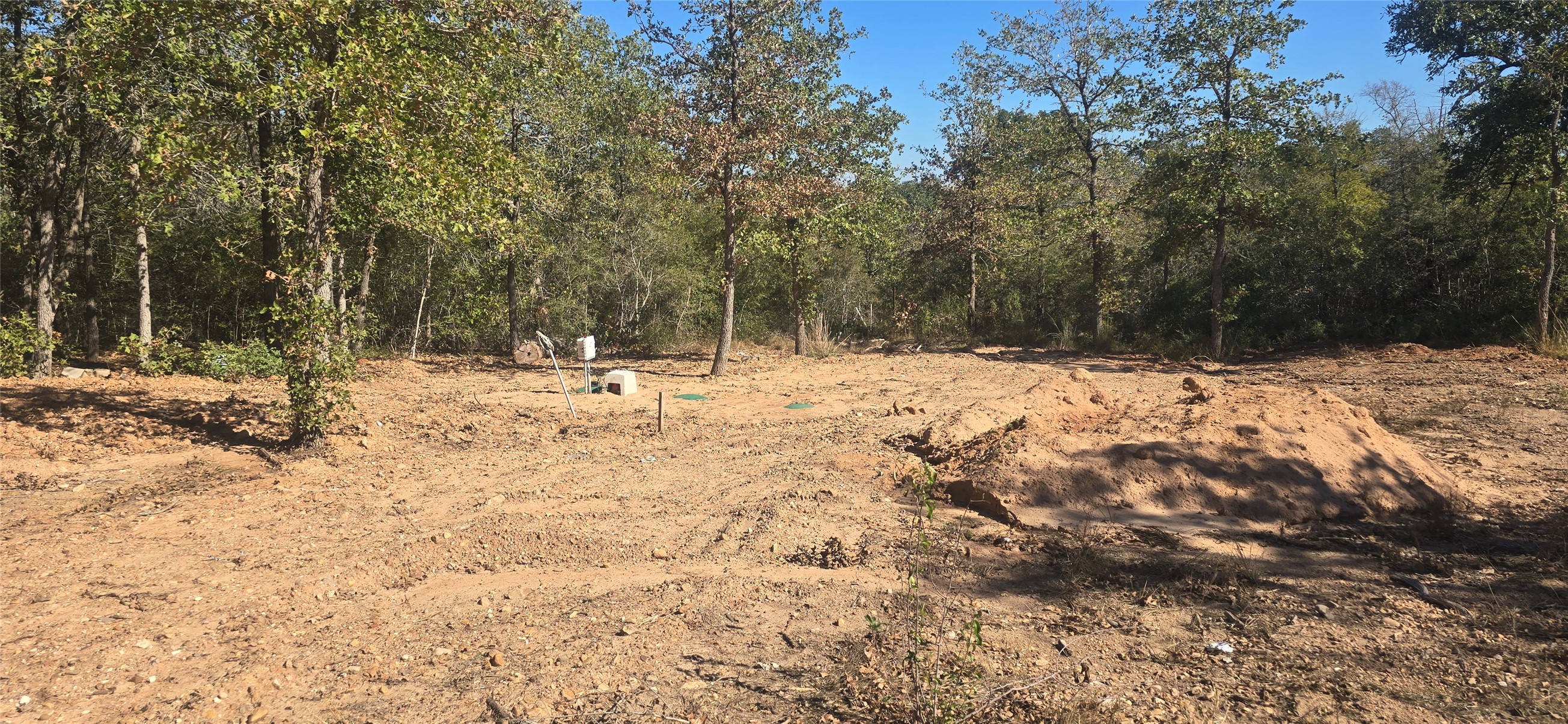 Tbd South Tbd Street Elgin, TX 78621 - Photo 9 of 11 View of cleared site and septic area